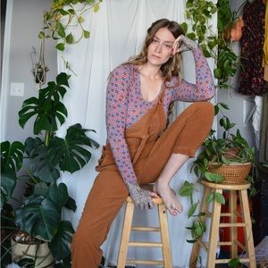 American apparel 70s floral crop top